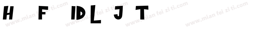 HelloFont ID LieJinTi字体转换